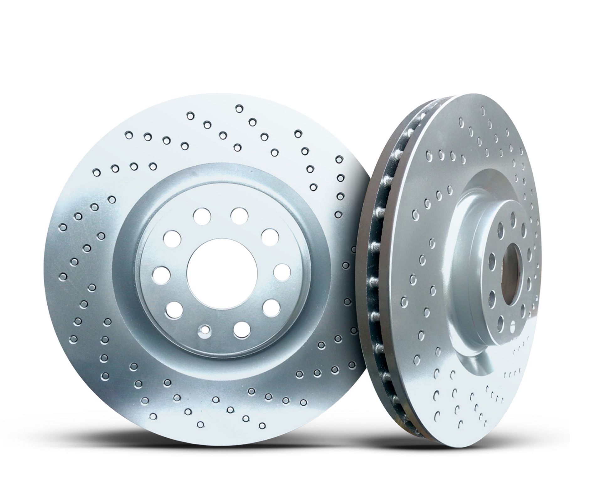 Picture of 2016 Toyota Tundra 1794 Edition XBRAKES SMART SLOT SILVER Front Rotor X11090946S