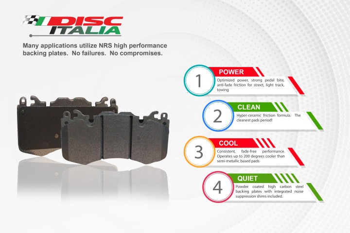 Picture of 2021 BMW X5 M50i Disc Italia Hyper Ceramic Front Pad HCD1868