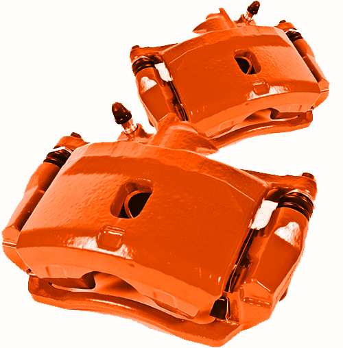 Picture of 2007 Honda S2000 Base BRAKEWORLD POWDER COATED REPLACEMENT CALIPERS ORANGE Front Caliper 100002O